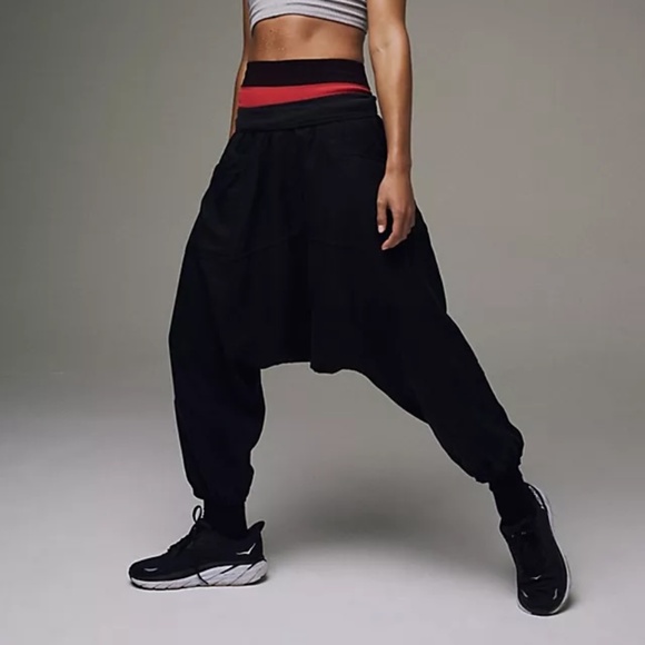 Free People FP Movement Give Your All Harem Pants Large - Picture 1 of 9